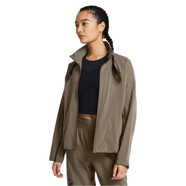 Under Armour Dam/Dam Unstoppable Ventilerad Atletisk Träningsoverall Brown 14 UK