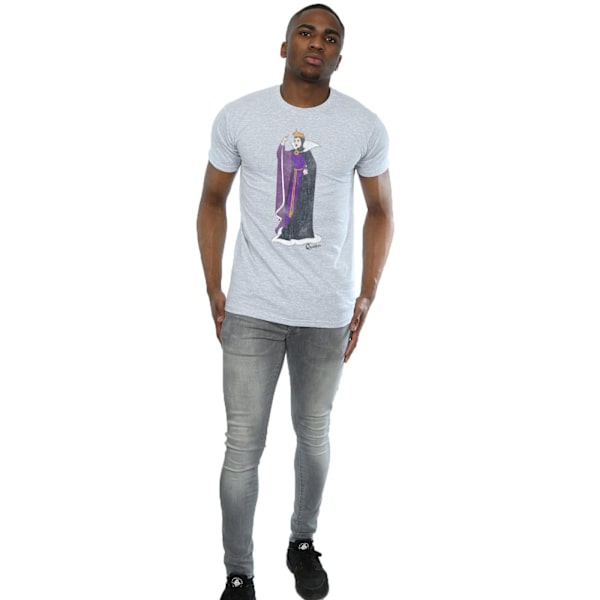 Disney Herr Snow White Classic Evil Queen Grimhilde T-Shirt M S Sports Grey M