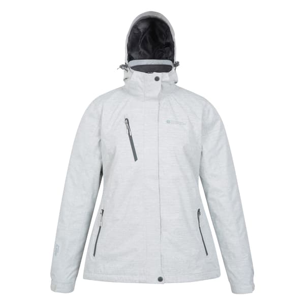 Mountain Warehouse Dam/Dam Bracken Melange 3-i-1 Jacka White 10 UK