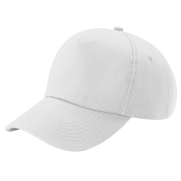 Beechfield Authentic 5-Panel Keps En Storlek Vit White One Size