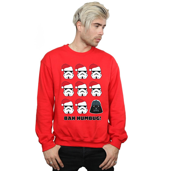 Star Wars Jul Humbug Sweatshirt L Röd Red L