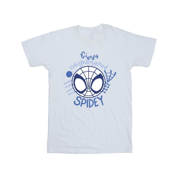 Marvel Mens Spidey och hans fantastiska vänner Neighborhood T-Shir White 5XL