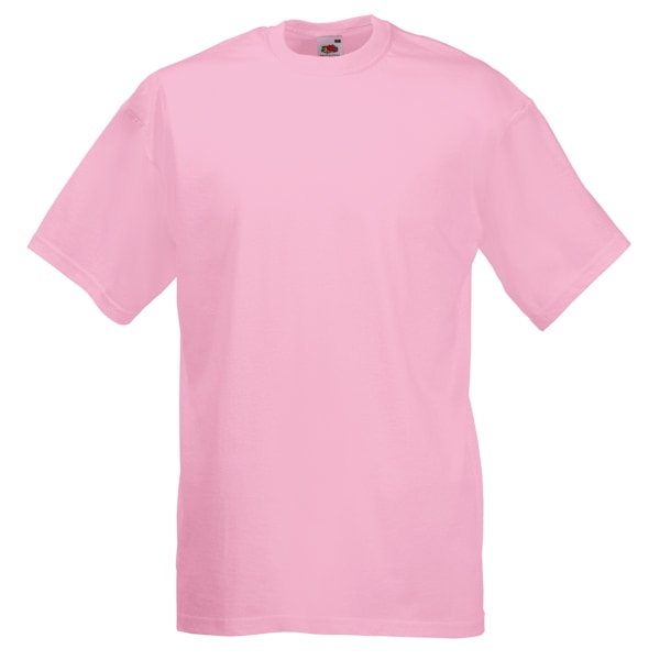 Fruit Of The Loom Mens Valueweight Kortärmad T-shirt 2XL Ljus Light Pink 2XL