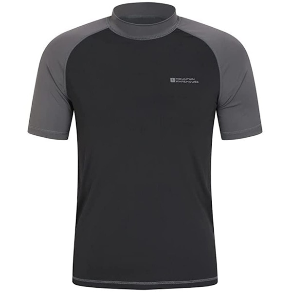 Mountain Warehouse UV-skyddande rashguard för män XS mörkgrå Dark Grey XS
