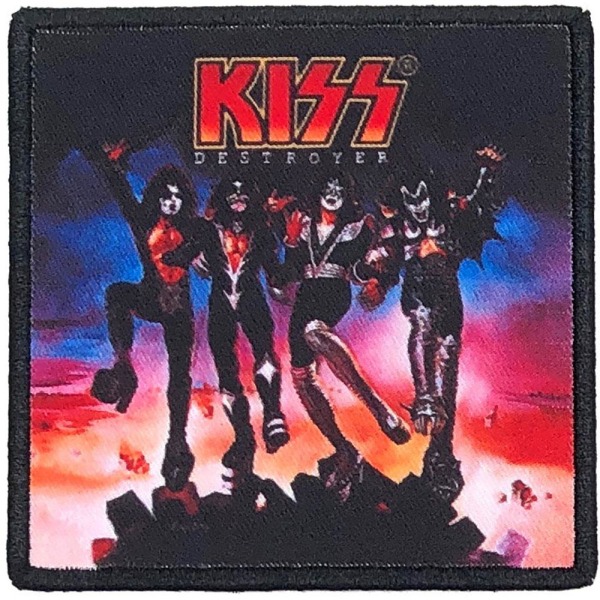 Kiss Destroyer Standard Iron On Patch En one size Flerfärgad Multicoloured One Size