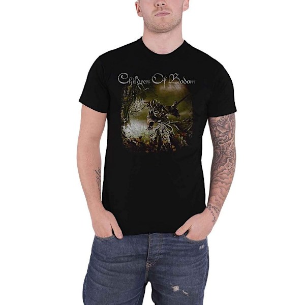 Children Of Bodom Unisex Adult Relentless Bakre Tryck Bomull T-Shirt Black M