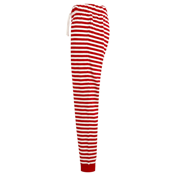 SF Dam/Kvinnor Randiga Loungebyxor L Röd/Vit Red/White L