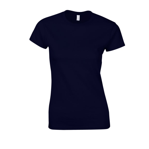 Gildan Dam/Dam Softstyle Ringspunnen T-Shirt L Marinblå Navy L