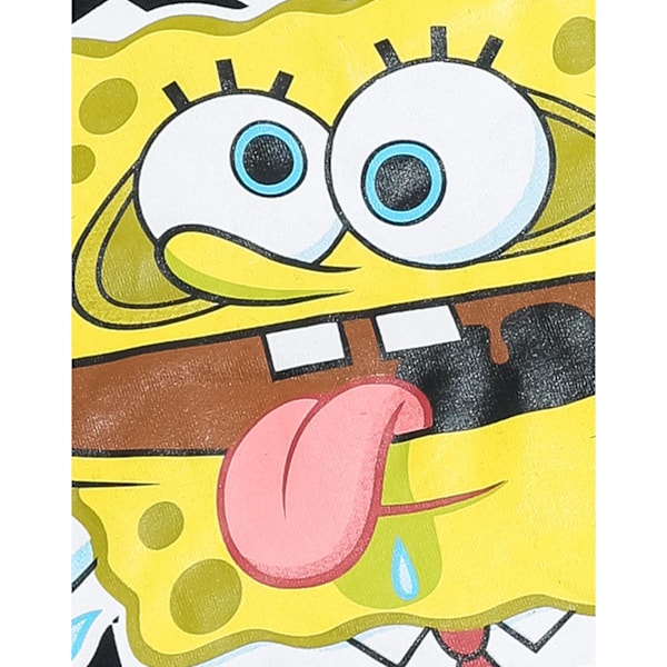 SpongeBob SquarePants Barn T-shirt för barn/barn Dude 3-4 år Bla Black/White/Yellow 3-4 Years