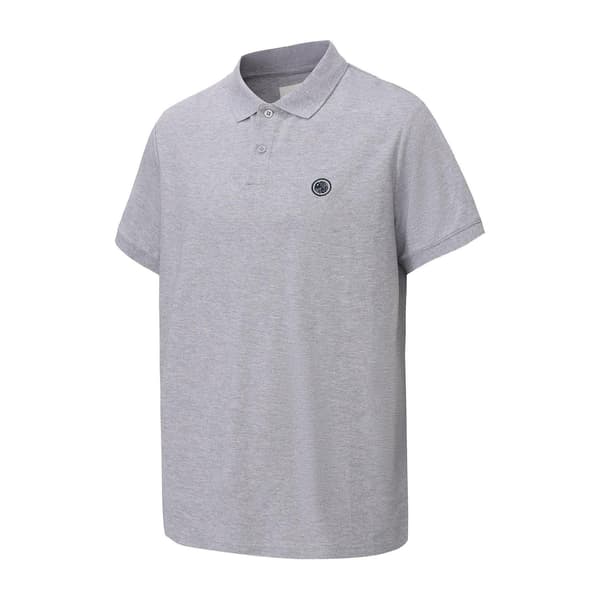 Pretty Green Pikétröja i bomull för män S Grå Grey S