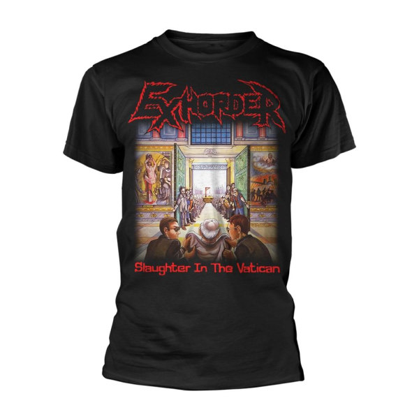 Exhorder Unisex Vuxen Slakt i Vatikanen T-shirt S Svart Black S