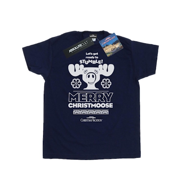 National Lampoon's Christmas Vacation Herr Merry Christmoose T-shirt Navy Blue S