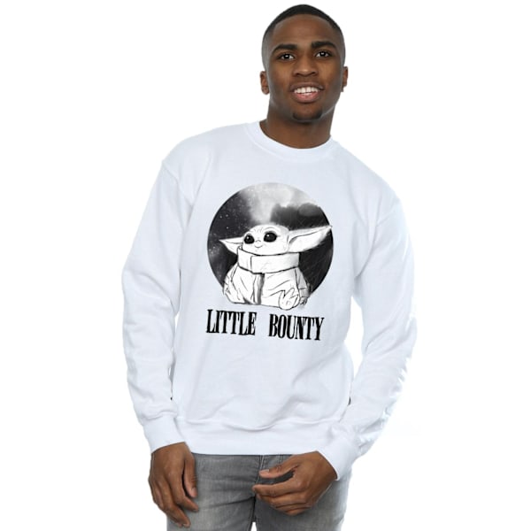 Star Wars The Mandalorian Little Bounty Sweatshirt för män 4XL Vit White 4XL