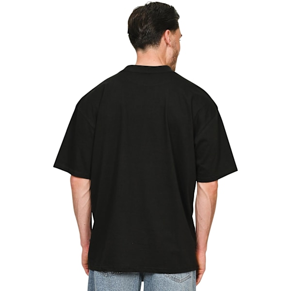Casual Classics Unisex Vuxen Kammad Ringspunnen Bomull Förlängd Ne Black XL
