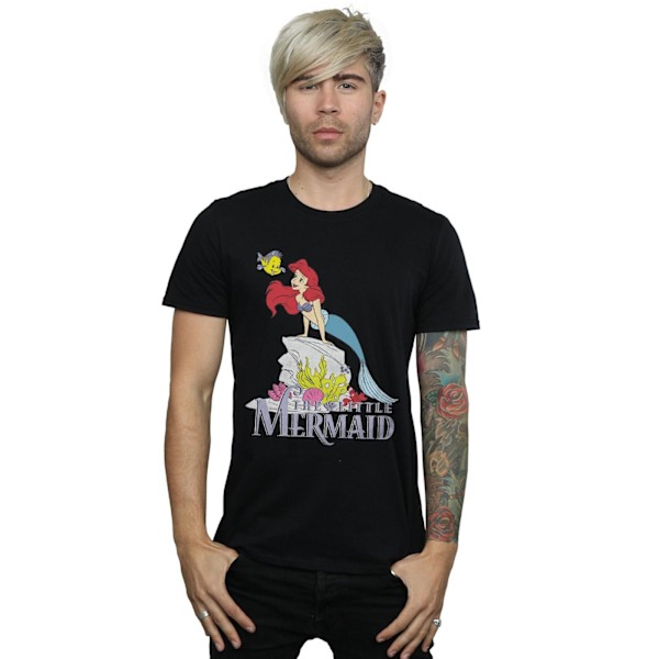 Disney The Little Mermaid Sea Friend T-shirt för män, M, svart Black M
