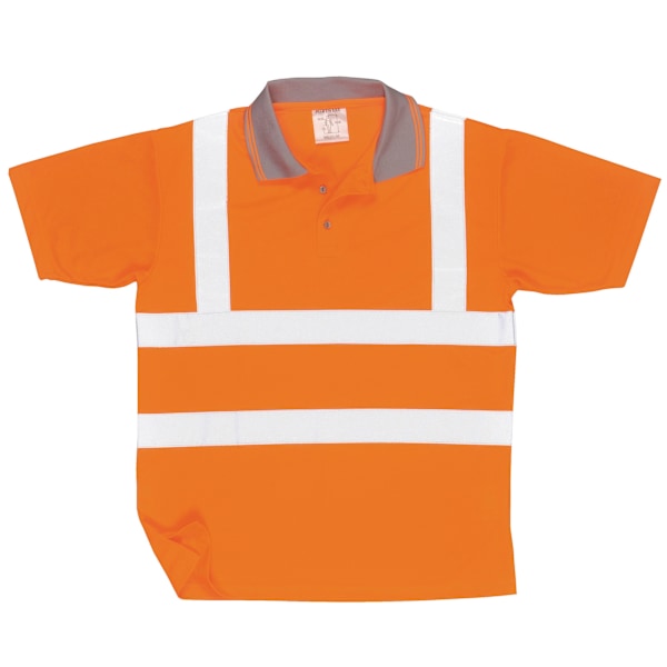 Portwest Unisex Hi Vis Polotröja / Arbetskläder / Säkerhetskläder L Ora Orange L