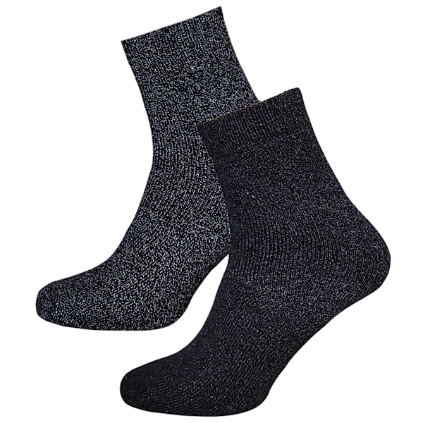 Storm Ridge Boys Cotton Boot Socks (2-pack) 4-6 UK Svart/Grå Black/Grey 4-6 UK