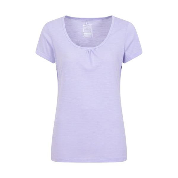 Mountain Warehouse Agra T-shirt för Kvinnor/Dam - Snabbtorkande - Storlek 20 UK L Lilac 20 UK