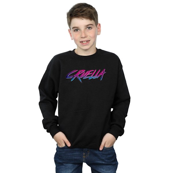 Disney Boys Rad Cruella Sweatshirt 5-6 år Svart Black 5-6 Years