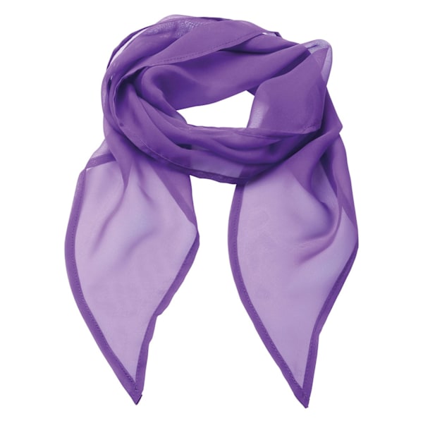 Premier Unisex Vuxen Färger Chiffong Scarf En Storlek Rich Violet Rich Violet One Size