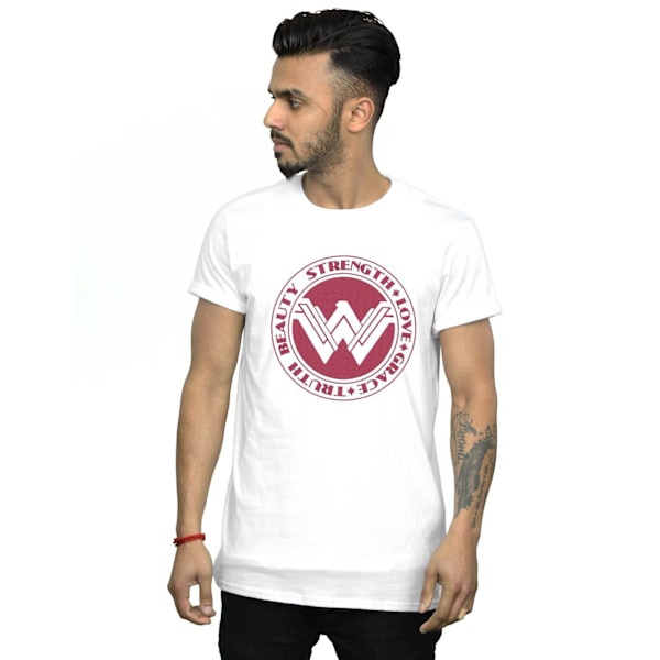 DC Comics Herr Wonder Woman Beauty Strength Love T-shirt S Vit White S