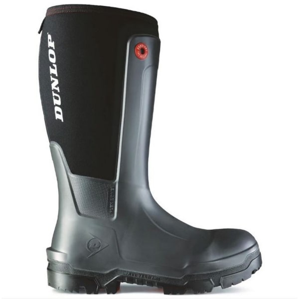 Dunlop Mens Snugboot Workpro Slip On Safety Boot 5 UK Black Black 5 UK