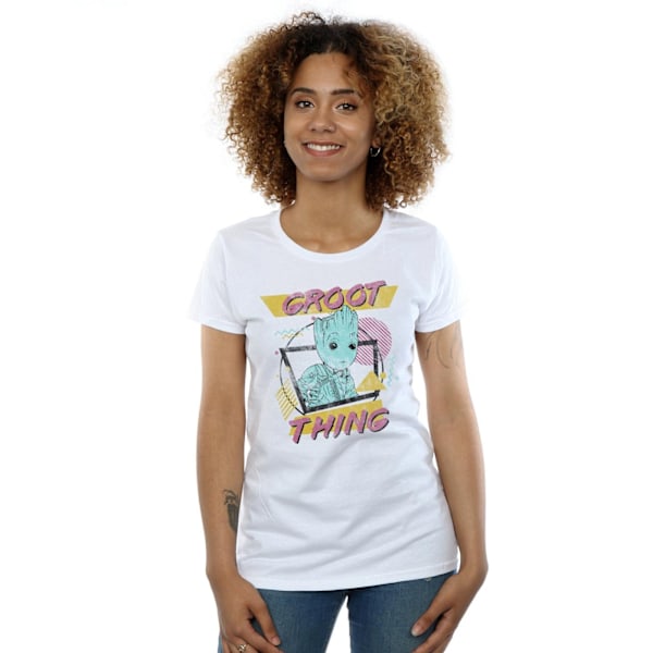 Marvel Womens/Ladies Guardians Of The Galaxy Vol. 2 Groot Thing White L