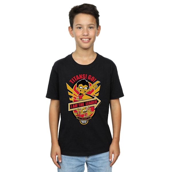DC Comics Boys Teen Titans Go I Am The Leader T-Shirt 9-11 År Black 9-11 Years
