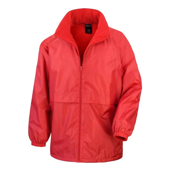 Result Core Herr Microfleece Fodrad Jacka XL Röd Red XL
