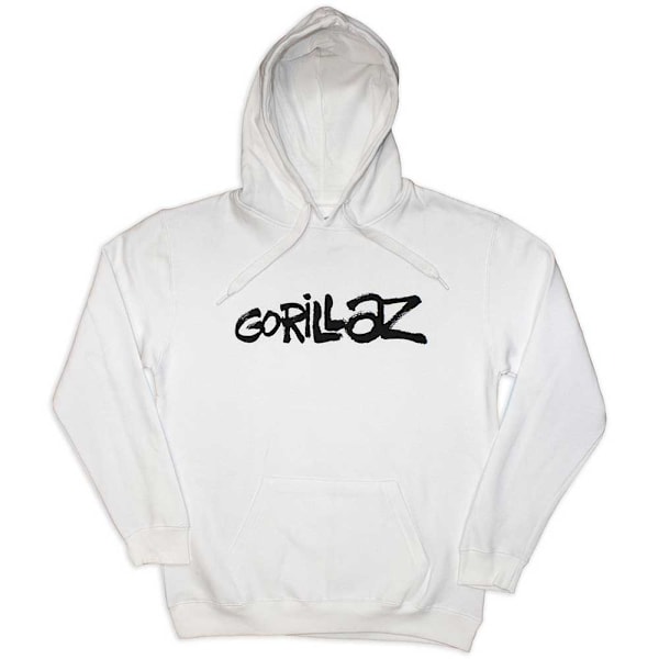 Gorillaz Unisex Adult Cracker Island Hoodie XL Vit White XL