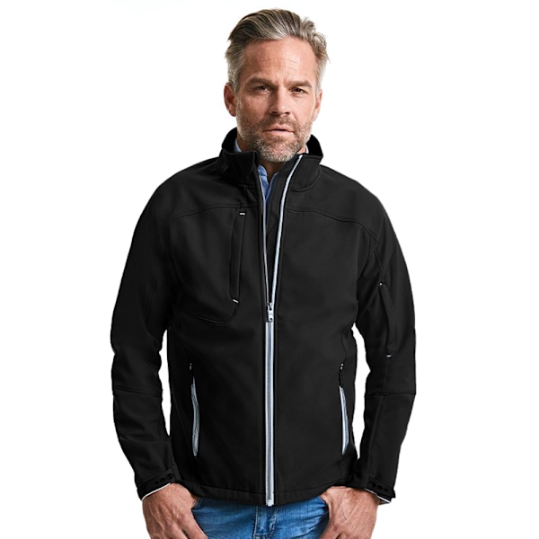 Russell Herr Bionic Softshell Jacka 4XL Svart Black 4XL