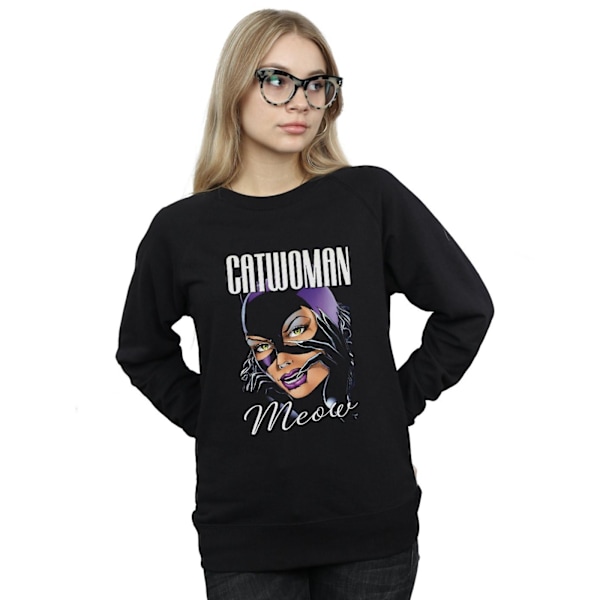 DC Comics Dam/Damer Batman Catwoman Feline Fatale Sweatshirt Black L