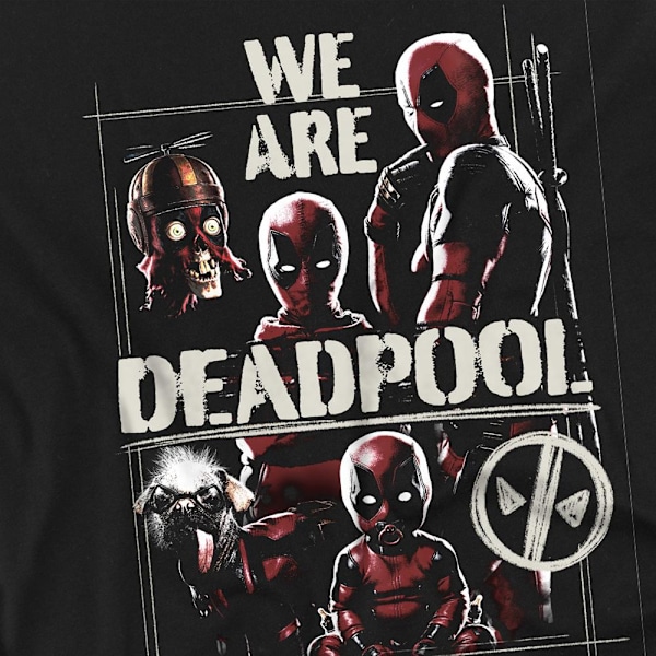 Deadpool & Wolverine Unisex Vuxen We Are Deadpool T-Shirt S Bla Black S