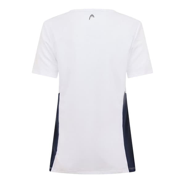 Head Dam/Dam Teknisk T-shirt S Vit/Marinblå White/Navy S