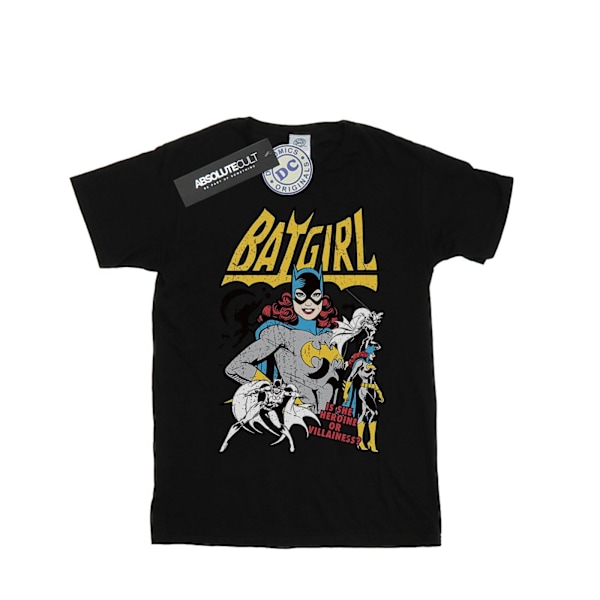 DC Comics Batgirl Hjältinna eller Skurk T-shirt L Svart Black L