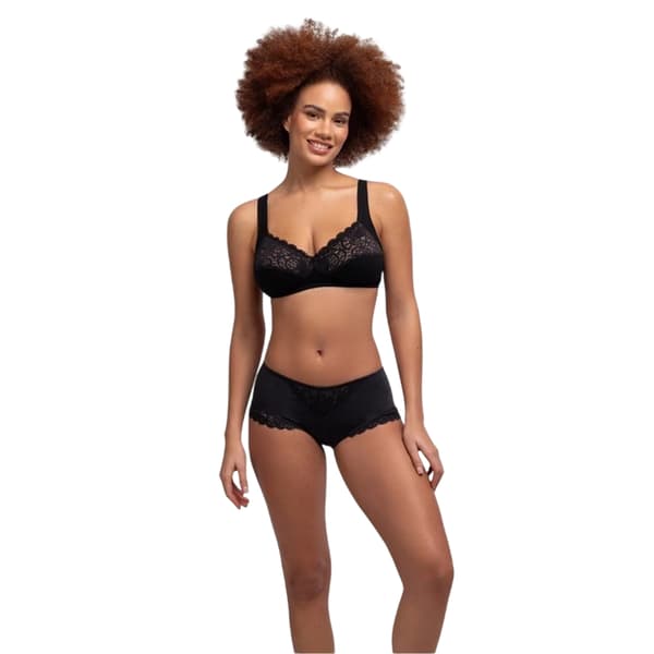 Dorina Dam/Dam Bomulls-BH 36B Svart Black 36B