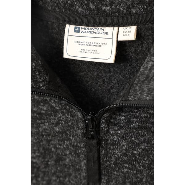 Mountain Warehouse Idris Fleecejacka med Paneler för Dam 8 Black 8 UK