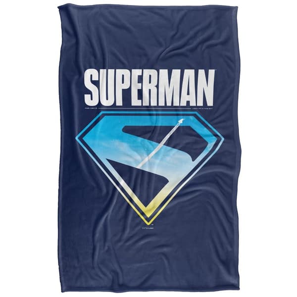 Stålmannen 2025 Flight Mjuk Logofilt 147cm x 91cm Multi Multicoloured 147cm x 91cm