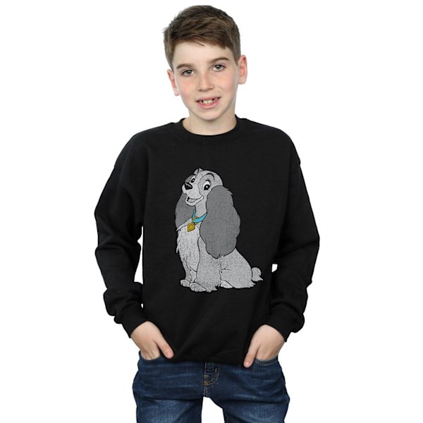 Disney Boys Lady Och Lufsen Klassisk Lady Sweatshirt 9-11 År Black 9-11 Years