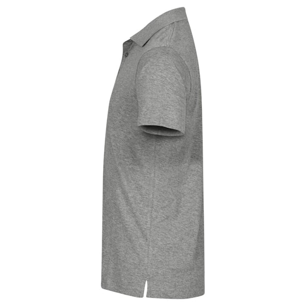 Clique Unisex Vuxen Single Jersey Pikétröja L Gråmelerad Grey Melange L