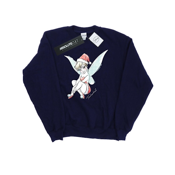 Disney Mens Tinkerbell Jul Fe Sweatshirt M Marinblå Navy Blue M