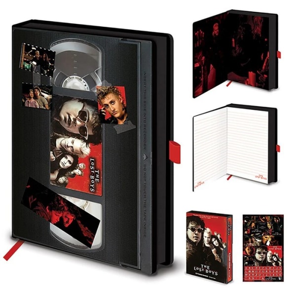 The Lost Boys Occult VHS A5 Notebook One Size Svart/Röd Black/Red One Size