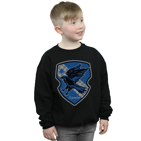 Harry Potter Pojkar Ravenclaw Crest Flat Sweatshirt 12-13 År B Black 12-13 Years