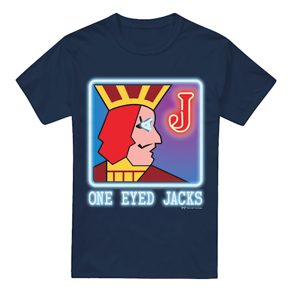 Twin Peaks Herr One Eyed Jacks T-Shirt S Marinblå Navy S