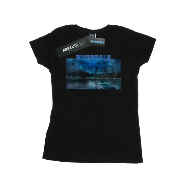Riverdale Båtlogotyp för damer/damer T-shirt i bomull L Svart Black L