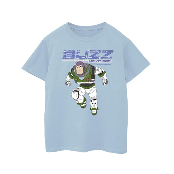 Disney Girls Lightyear Buzz Jump To Action Bomull T-shirt 3-4 år Baby Blue 3-4 Years