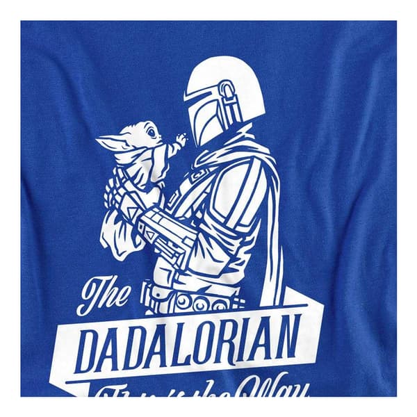 Star Wars Unisex Vuxen Dadalorian Tröja M Kungsblå Royal Blue M