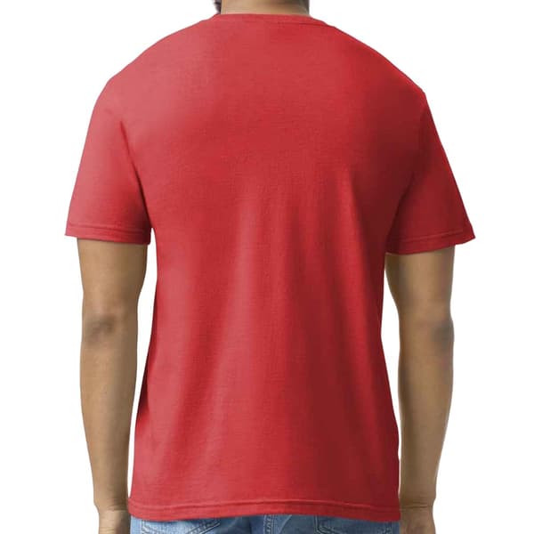 Gildan Softstyle CVC T-shirt M Röd Dimma Red Mist M