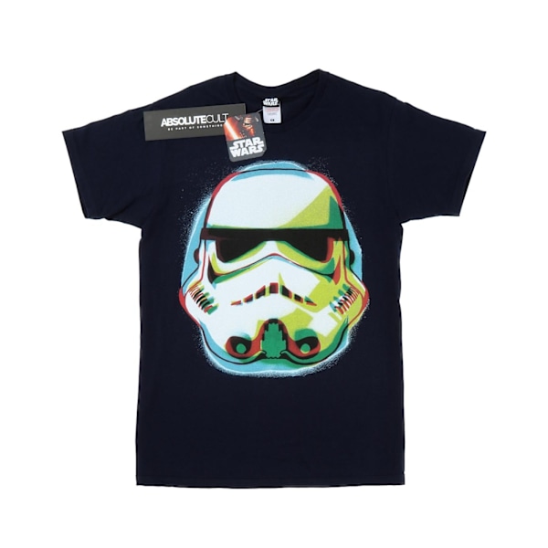 Star Wars Stormtrooper Command Graffiti T-shirt M Deep Nav för män Deep Navy M