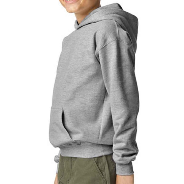 Gildan Barn/Barn Midweight Fleece Hoodie 12-13 År Sport Sports Grey 12-13 Years